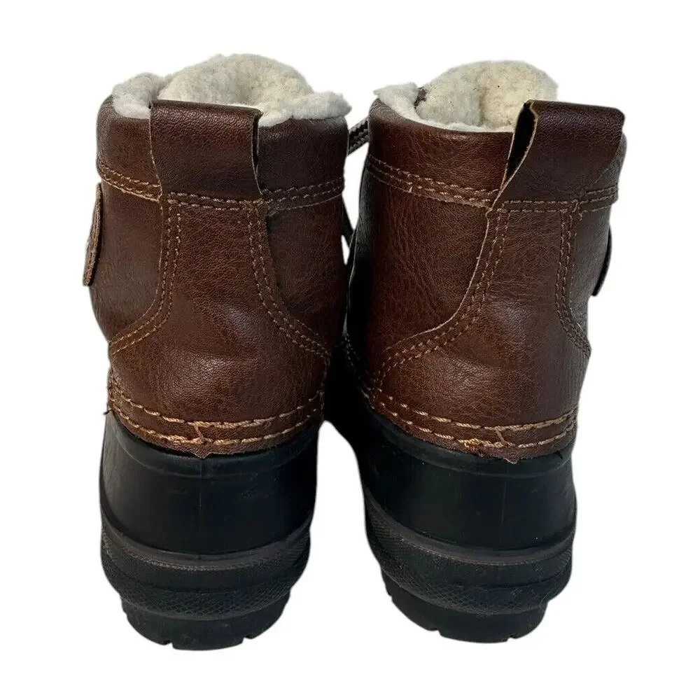 London Fog Warrington Snow Toddler Boys 6 Brown Casual Lace Up Boots CL30206Y-E